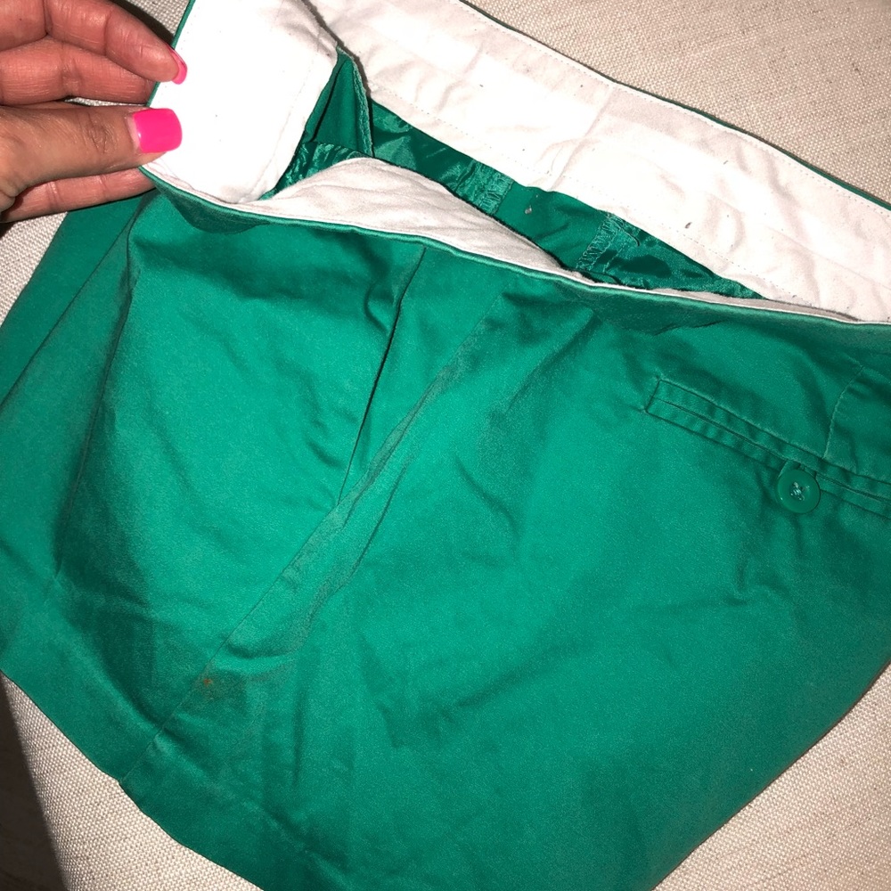 Dressy turquoise shorts
